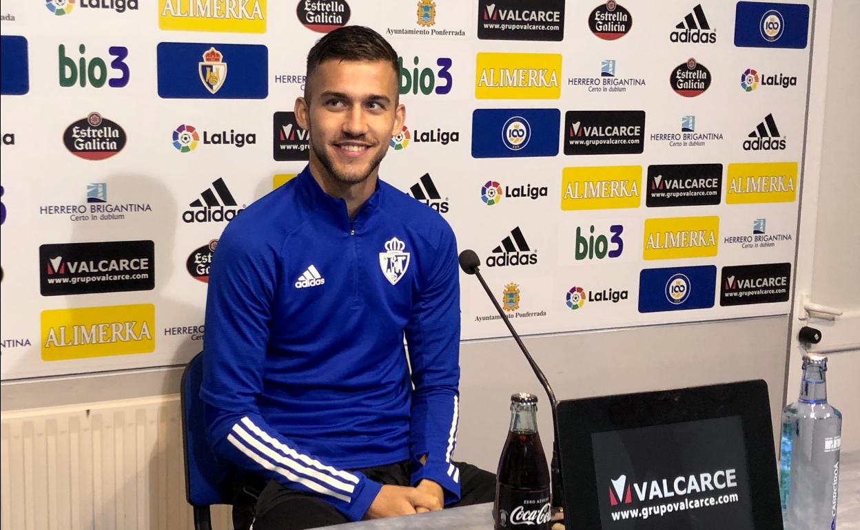 Copete, en sala de prensa.