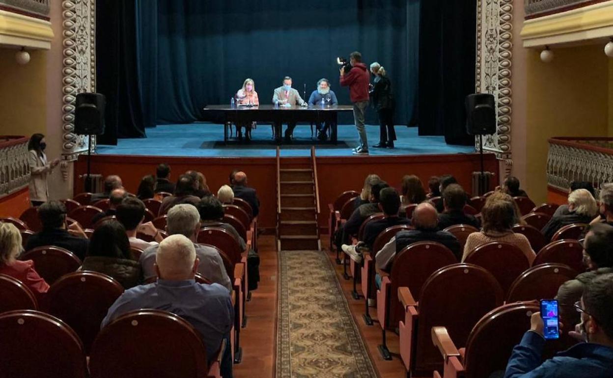Imagen de las jornadas en el Teatro Villafranquino.
