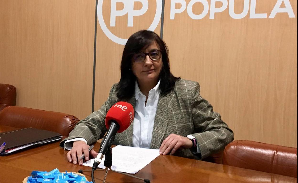 La procuradora berciana del PP, Amparo Vidal.