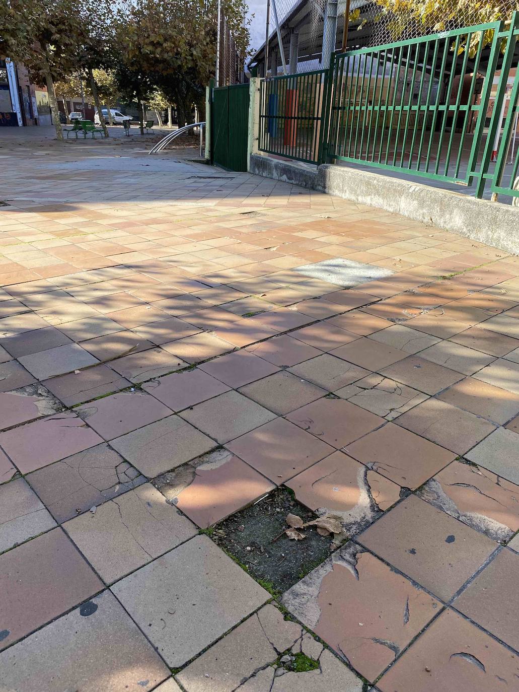 Fotos: Desperfectos en el colegio Navaliegos