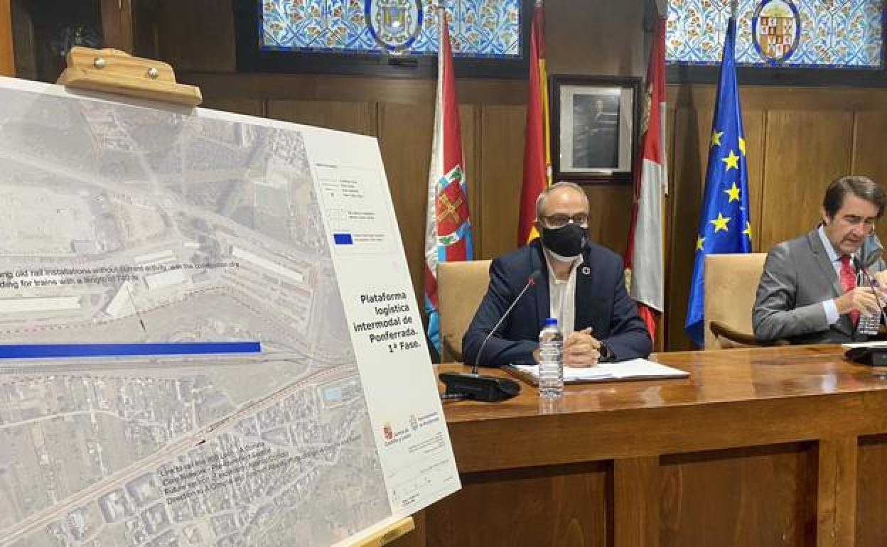 Imagen de la presentación de la Plataforma Logística Intermodal de Ponferrada.
