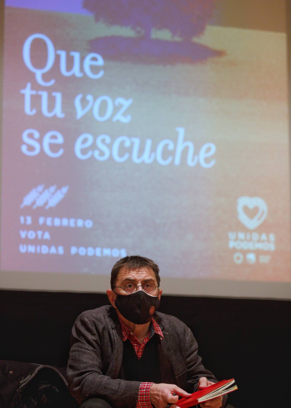 Juan Carlos Monedero en Ponferrada.