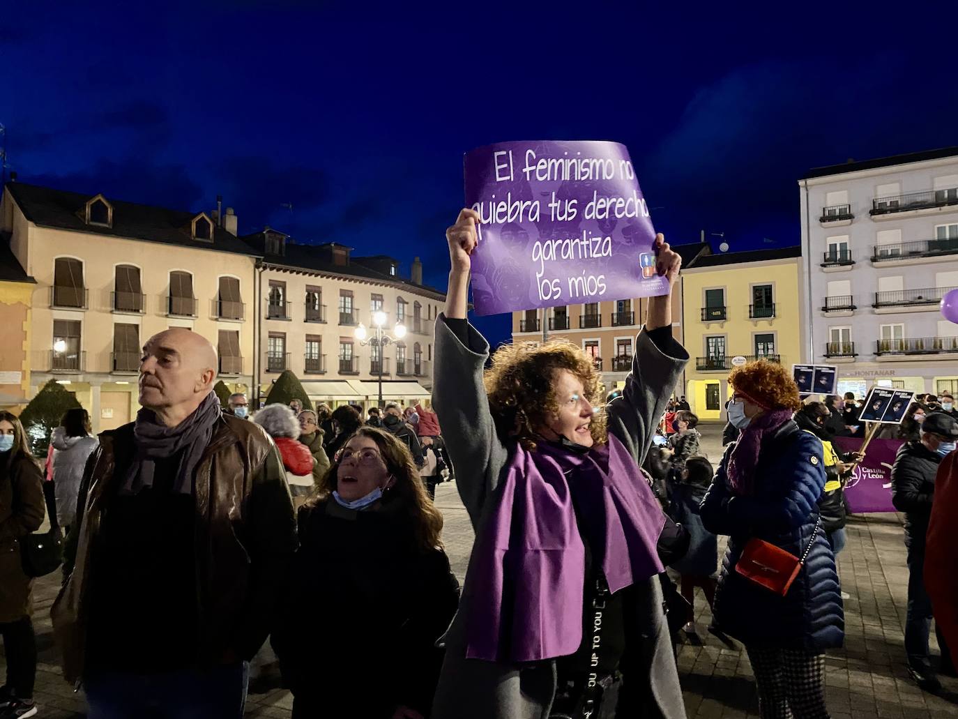 Fotos: Concentración del 8M en Ponferrada