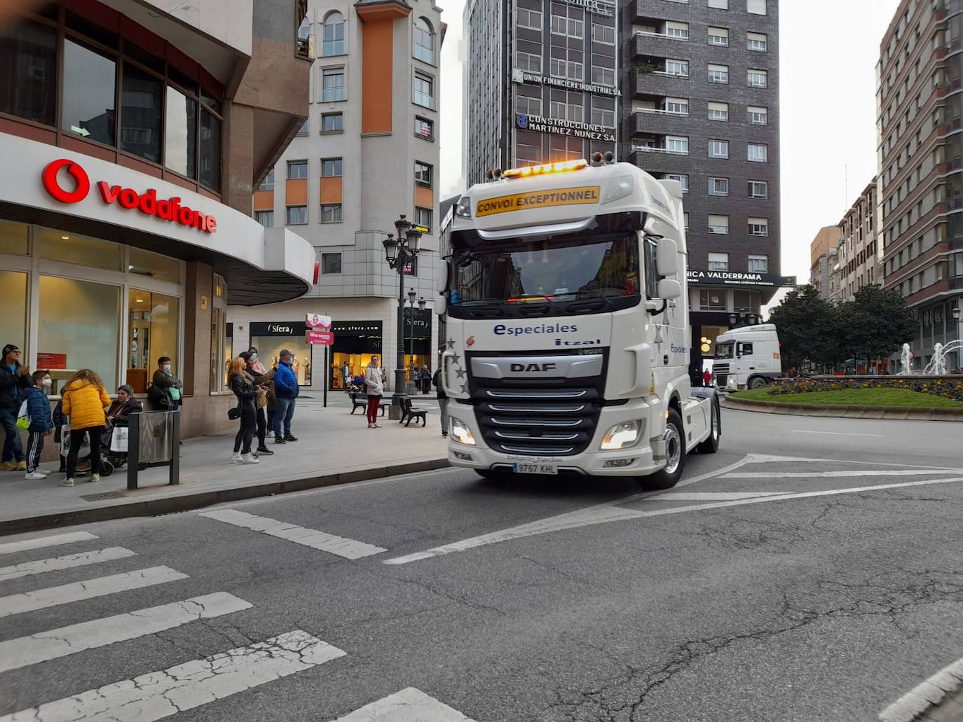 Fotos: Concentración de transportistas en Ponferrada