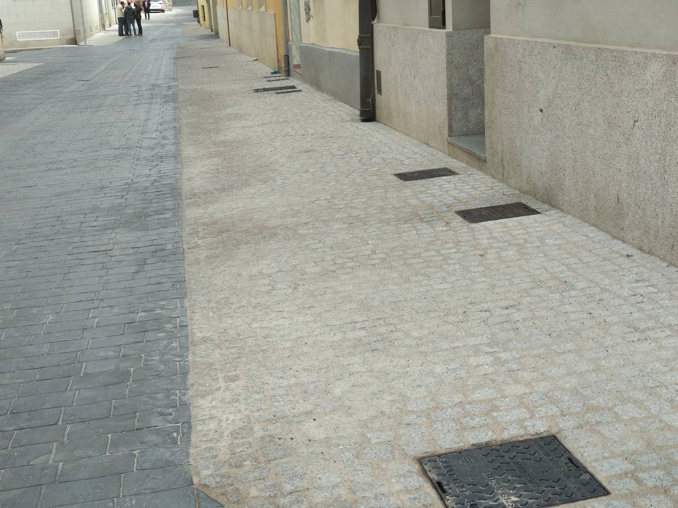 Presentación de la última fase de reforma de la calle Estafeta de Ponferrada. 