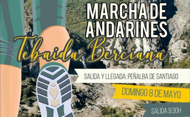 Una marcha de andarines recorrerá parajes de la Tebaida berciana