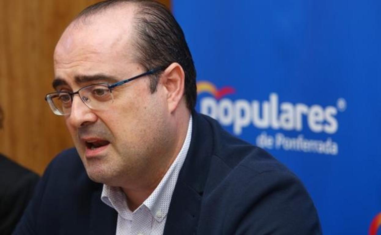 El portavoz del PP en el Ayuntamiento de Ponferrada, Marco Morala.