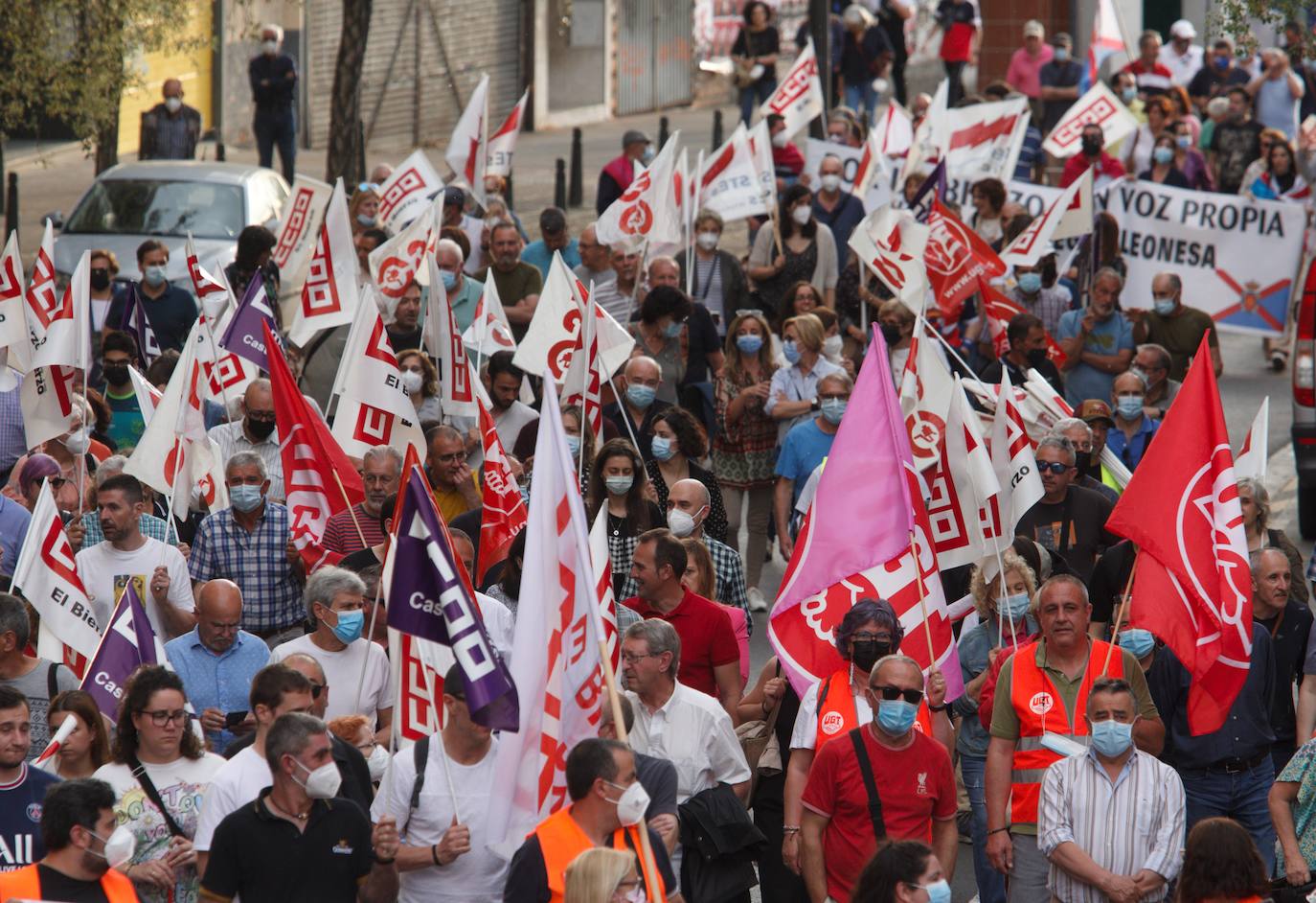 Fotos: Manifestación del 12M en Ponferrada