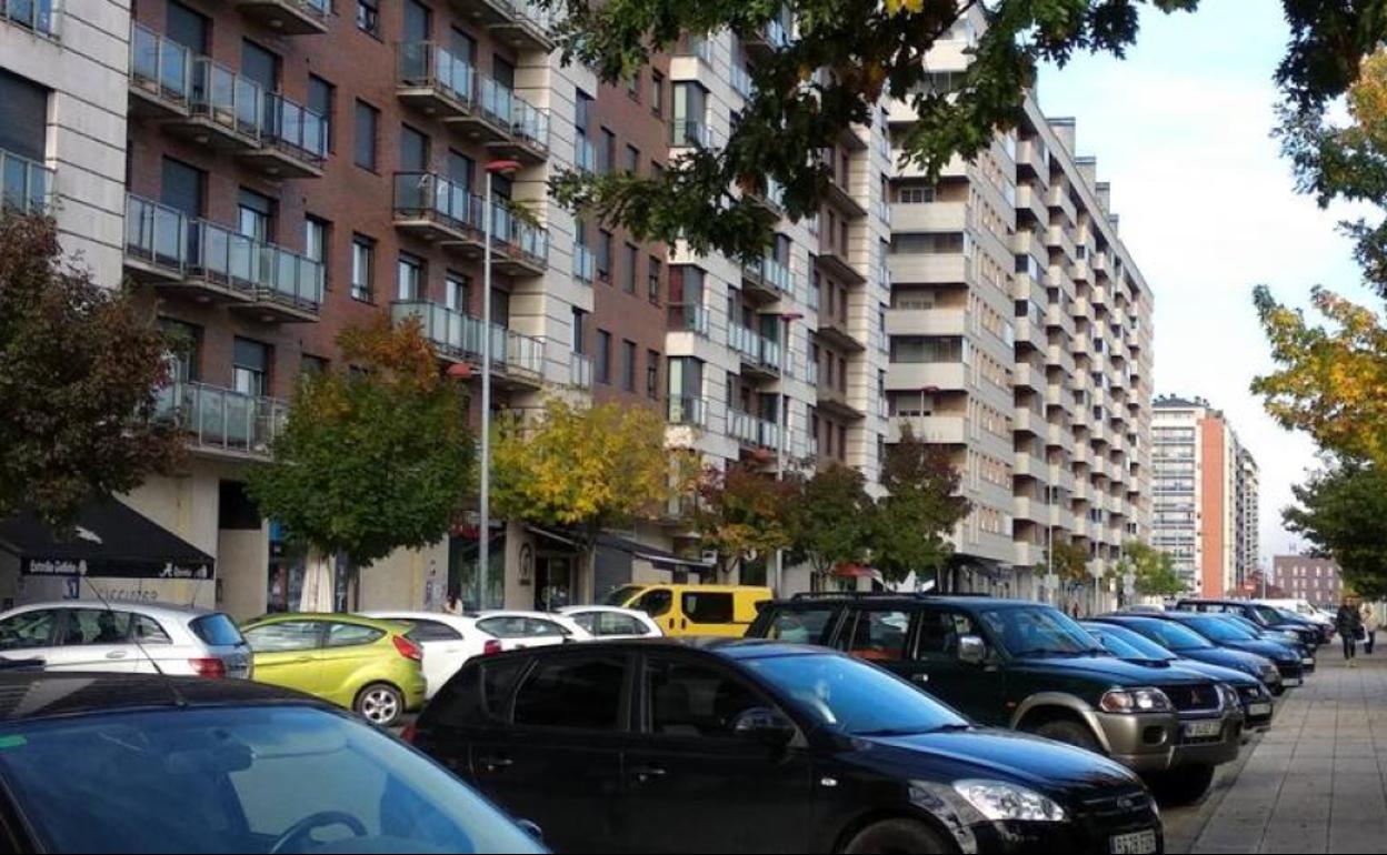 Barrio de la Rosaleda en Ponferrada.