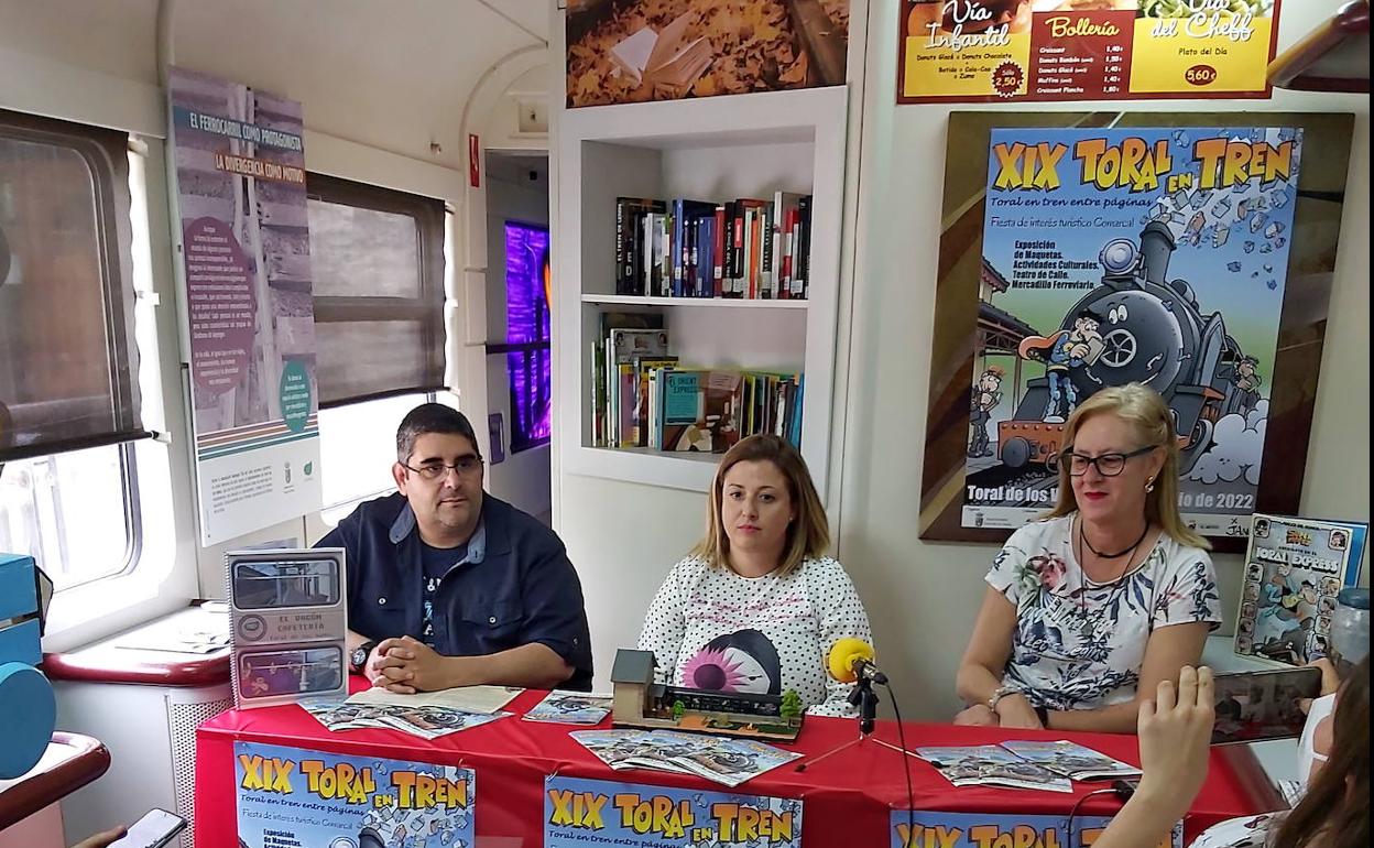 Imagen de la presentación de Toral en Tren.