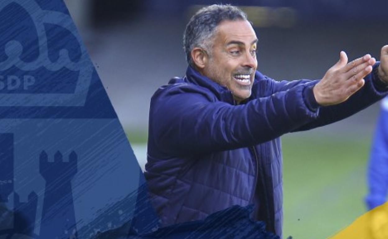 José Gomes, entrenador de la SD Ponferradina.
