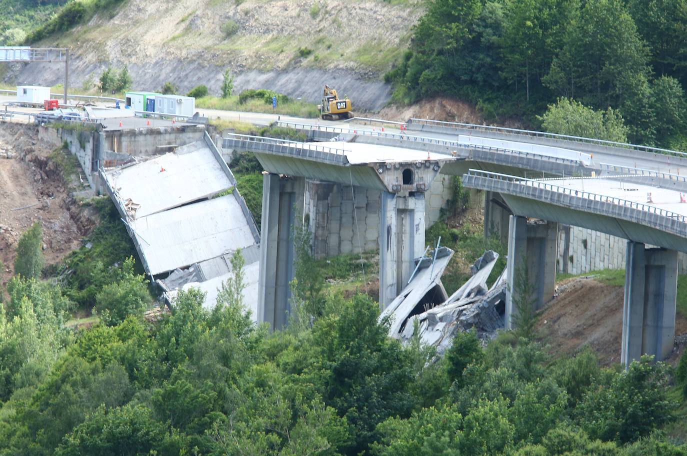 Fotos: Reunión sobre el colapso por el derrumbe del viaducto de la A-6