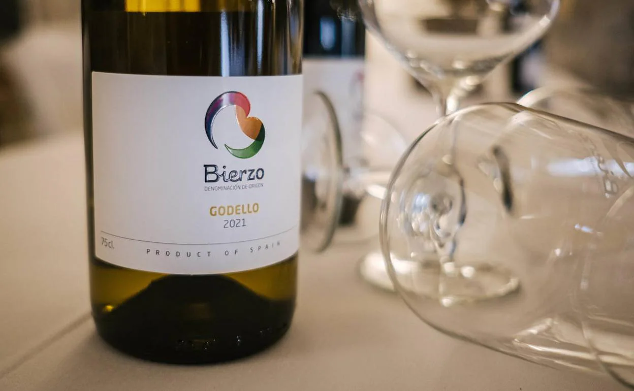 Imagen de un vino Godello de la DO Bierzo. 