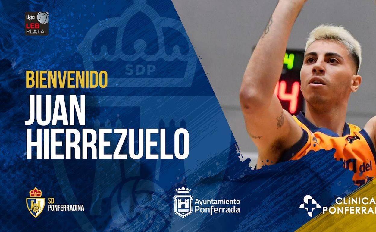 Fotografía con la que el club ha oficializado su fichaje en redes sociales. 