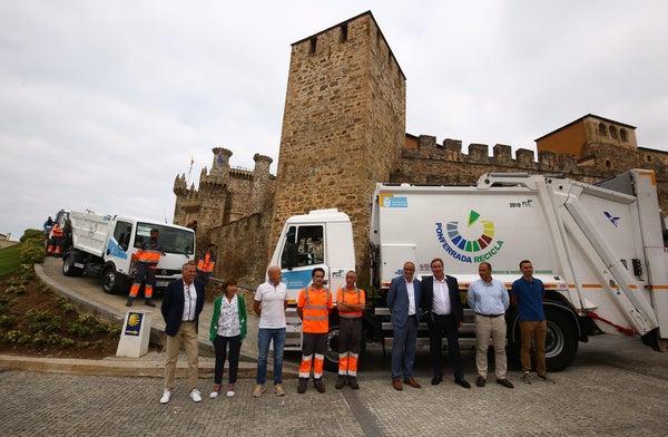 Presentación del nuevo servicio de recogida de residuos sólidos urbanos de Ponferrada.