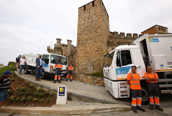 Presentación del nuevo servicio de recogida de residuos sólidos urbanos de Ponferrada.