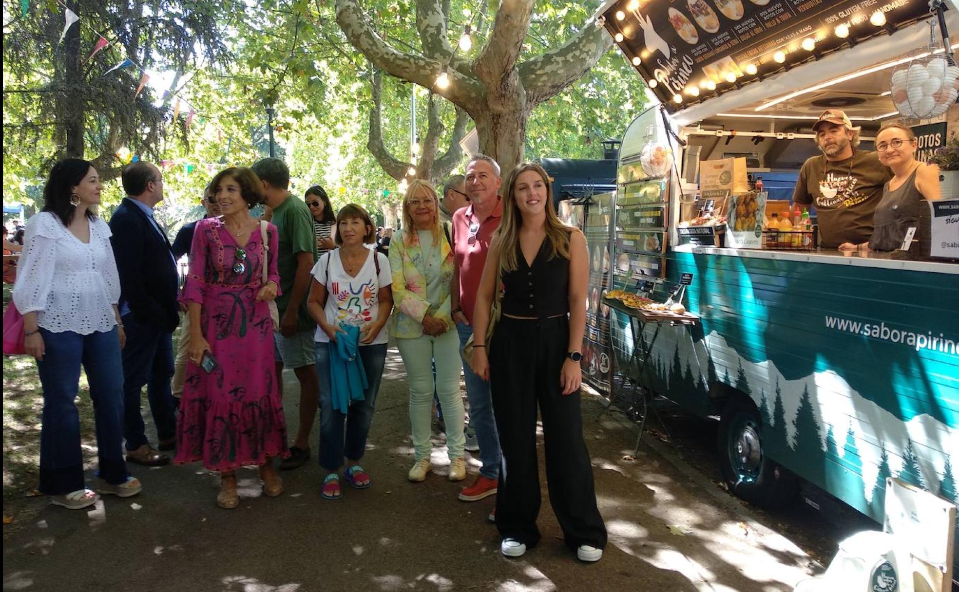 Inauguración del festival gastronómico 'Come y Calle' en el parque de la Concordia de Ponferrada.