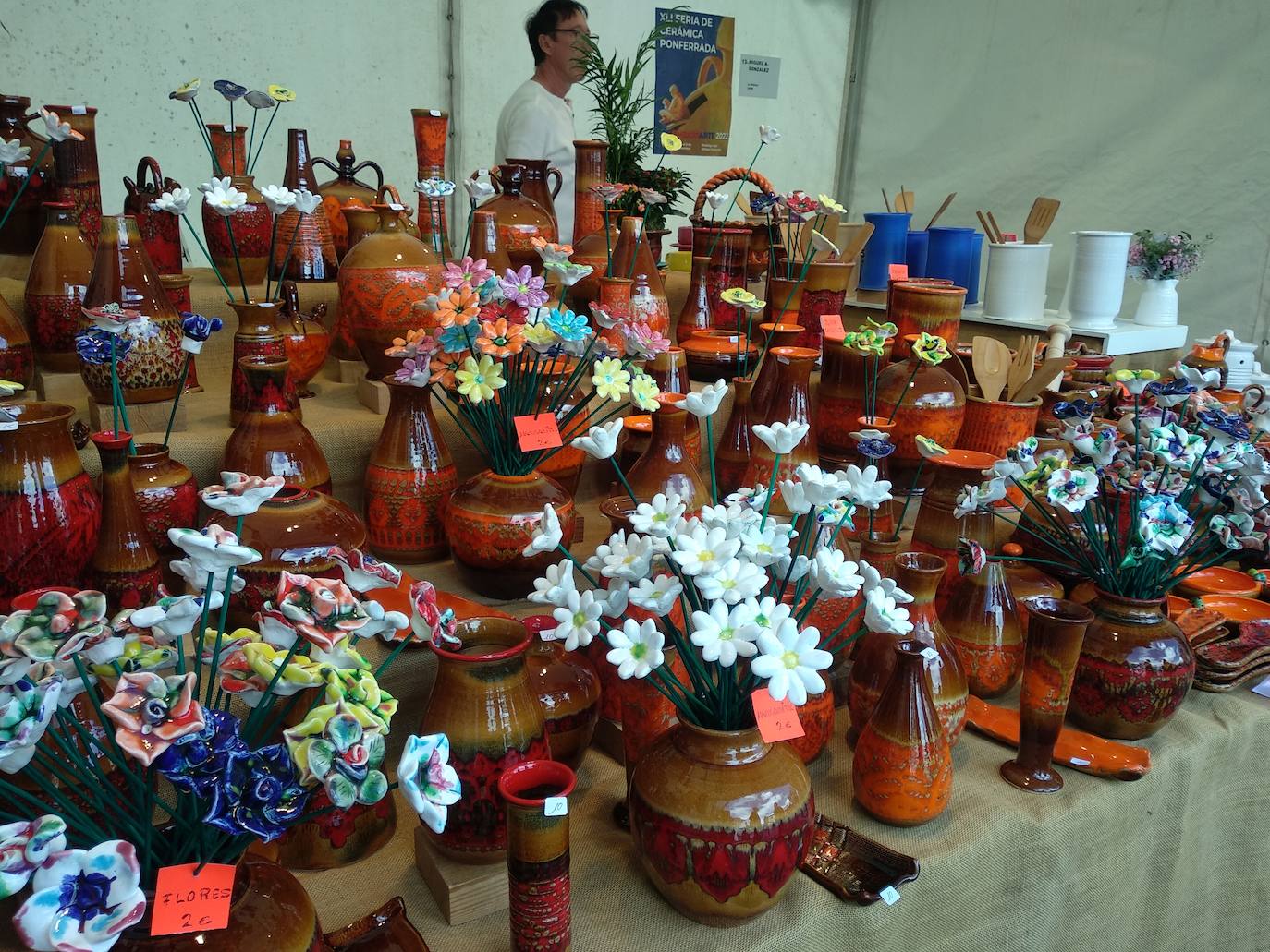 Inauguración de la 41 edición de la Feria de Cerámica de Ponferrada.