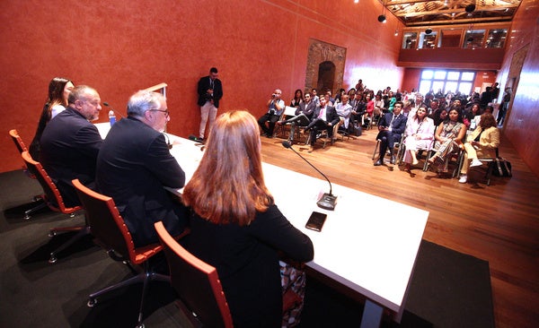 Acto de inauguración del evento de Simulación del Consejo Comarcal del Bierzo.