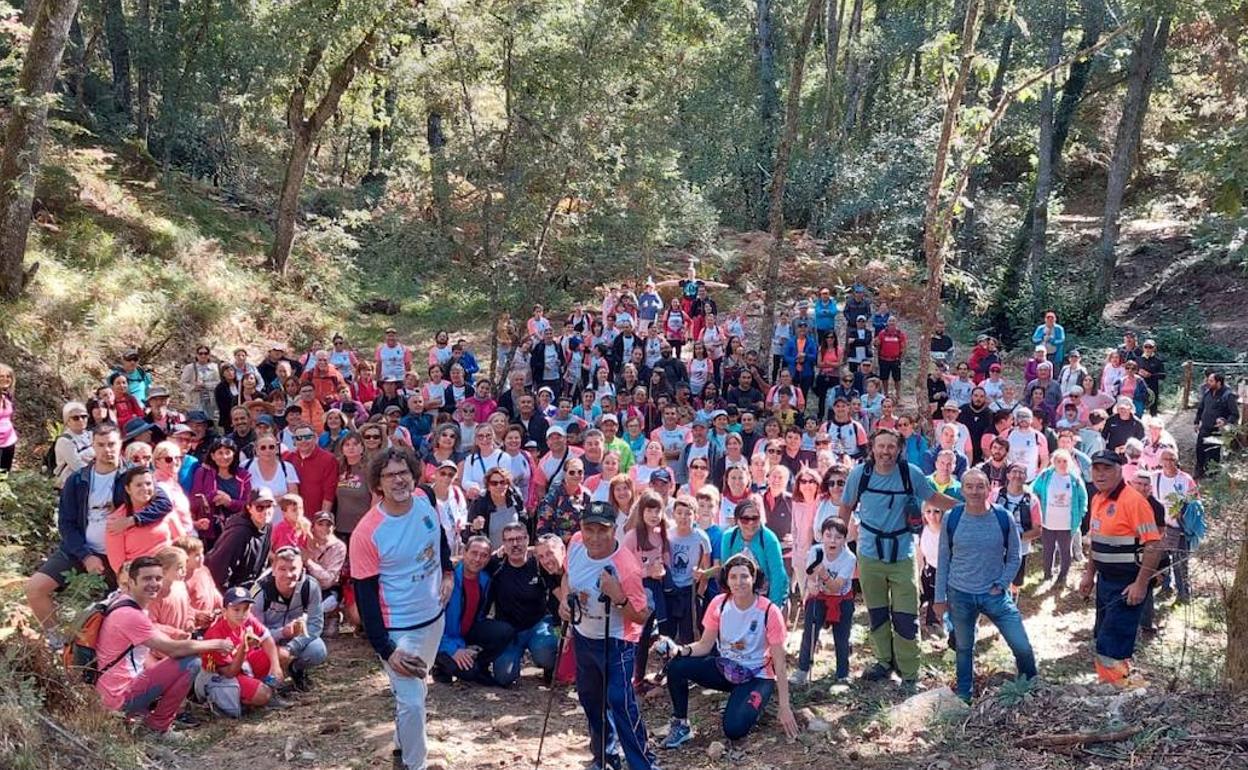 Inauguración de la Ruta de los Cortines en Sancedo.