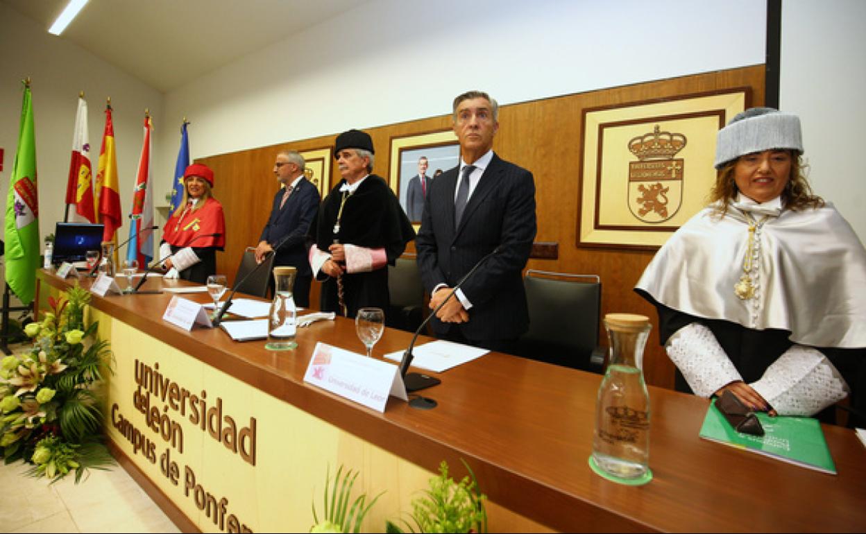Acto de apertura del curso de la ULE en el Campus de Ponferrada.