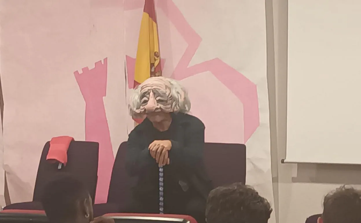 Imagen del taller de creatividad en el IES Álvaro Yáñez de Bembibre.