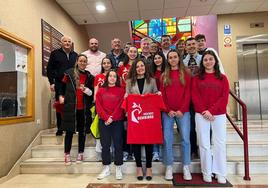 El Bembibre Hockey Club fue recibido por toda la Corporación Municipal.