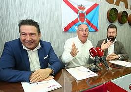 Presentación del candidato de la UPL a la alcaldía de Bembibre, Sigifredo Benavides (C).