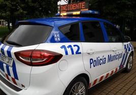 Coche patrulla de la Policía Municipal de Ponferrada.