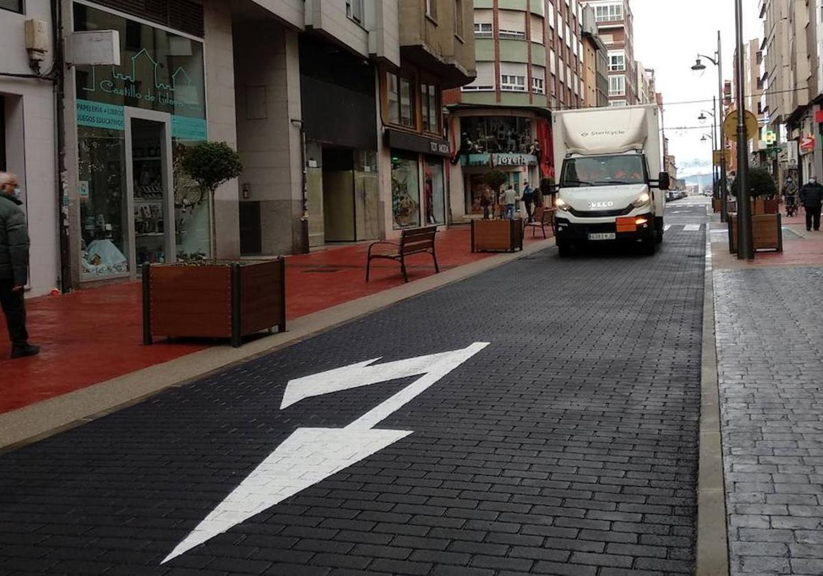 Imagen del centro de Ponferrada.