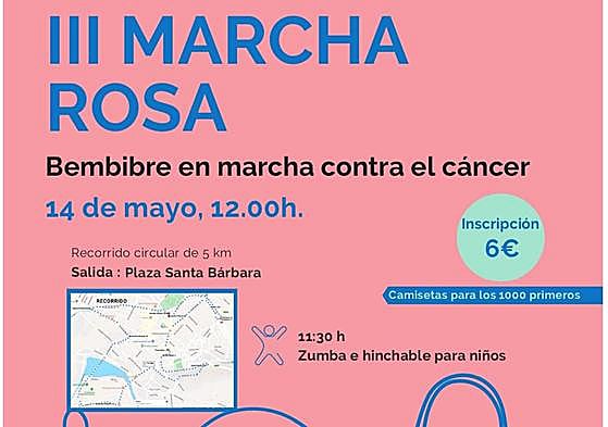 Bembibre organiza la III Marcha Rosa