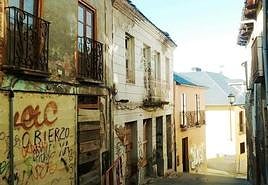 Calle del Rañadero en Ponferrada.