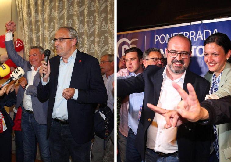 CB y VOX serán llave en Ponferrada, donde PSOE y PP crecen en concejales