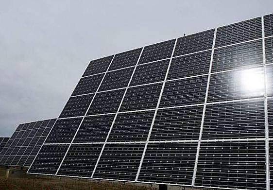 Paneles en un parque fotovoltaico.