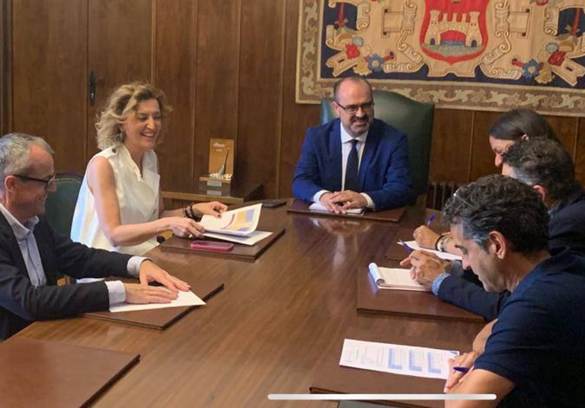 Imagen de la reunión.