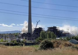 Imagen de la central ya sin las torres.