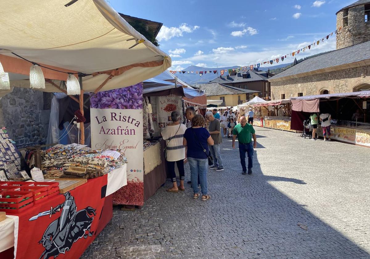 Feria Medieval en Ponferrada durante las fiestas de la Encina.