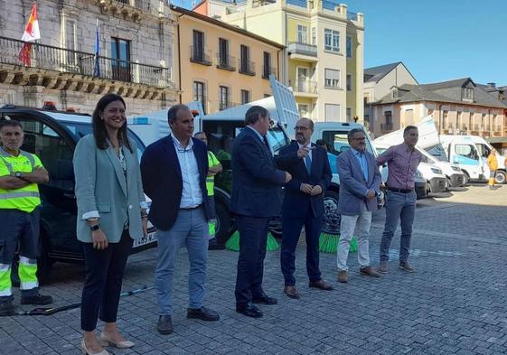 La limpieza viaria de Ponferrada se renueva con ocho nuevos vehículos