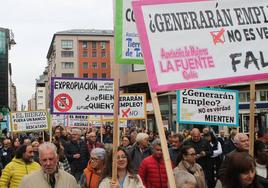 Manifestación por El Bierzo en Ponferrada.