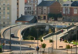 Imagen del barrio del Puente Boeza en Ponferrada.