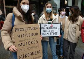 Manifestación del 8-M en Ponferrada, en una imagen de archivo.