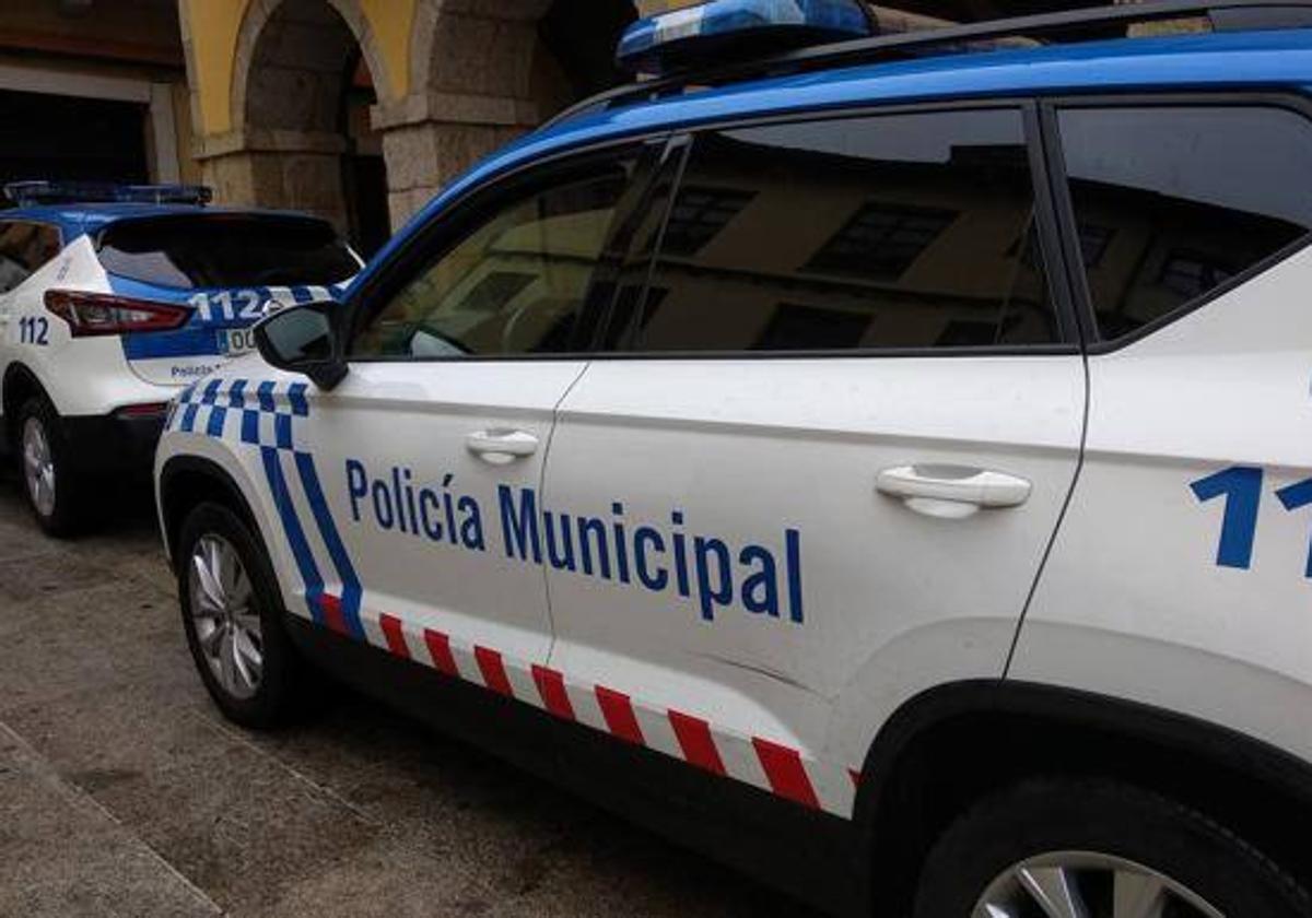 Vehículos de la Policía Municipal de Ponferrada.