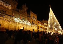 Encendido de la iluminación navideña de Ponferrada.