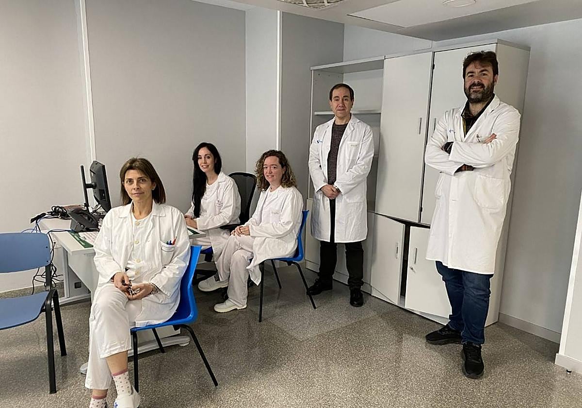 Personal del nuevo Hospital de Día de Psiquiatría de la Gerencia de Asistencia Sanitaria del Bierzo.