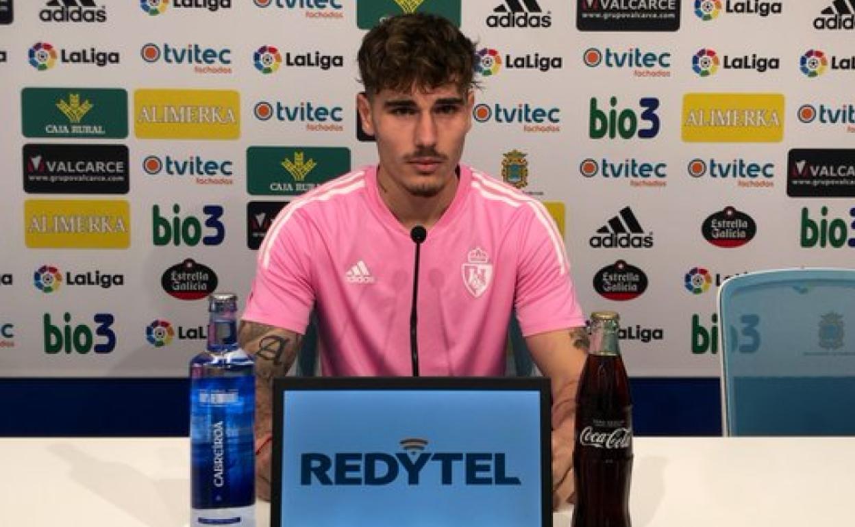 Hugo Vallejo, en sala de prensa.