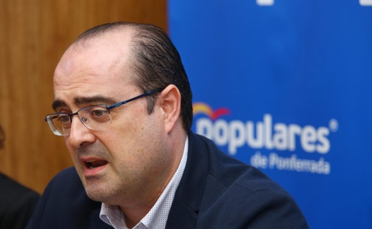 El portavoz municipal del PP, Marco Morala. 