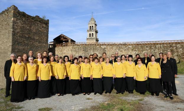 La Coral Solera Berciana comienza la temporada de conciertos en la localidad burgalesa de Miranda de Ebro 