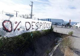 Imagen de la última huelga en la planta de LM en Ponferrada.