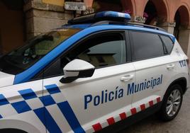 Coche patrulla de la Policía Municipal de Ponferrada.