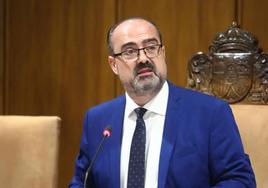 El alcalde de Ponferrada, Marco Morala, en un pleno.